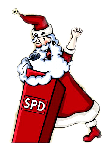 SPD Weihnachtsmann